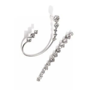 Kolczyki nausznice z cyrkoniami