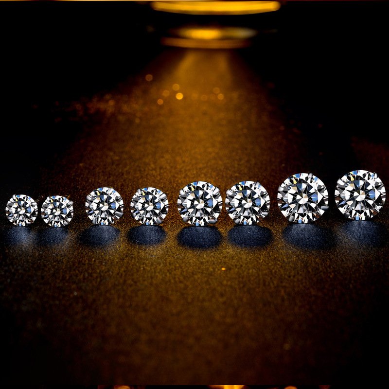 Kolczyki Srebro 925 cyrkonia - obrazek 4