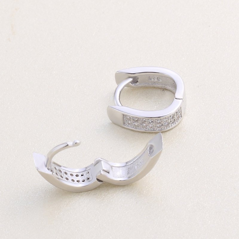 Kolczyki Srebro 925 Kwadratowe - obrazek 3