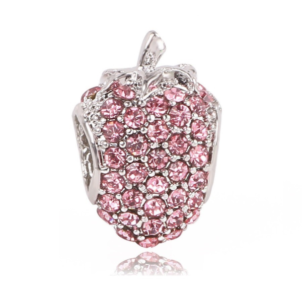 Zawieszka charms Różówa Malina