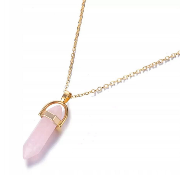 Naszyjnik Złoty Kamień Amulet - obrazek 3