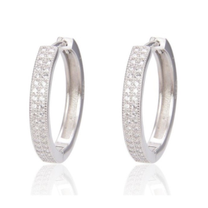 Kolczyki srebrne cyrkonie