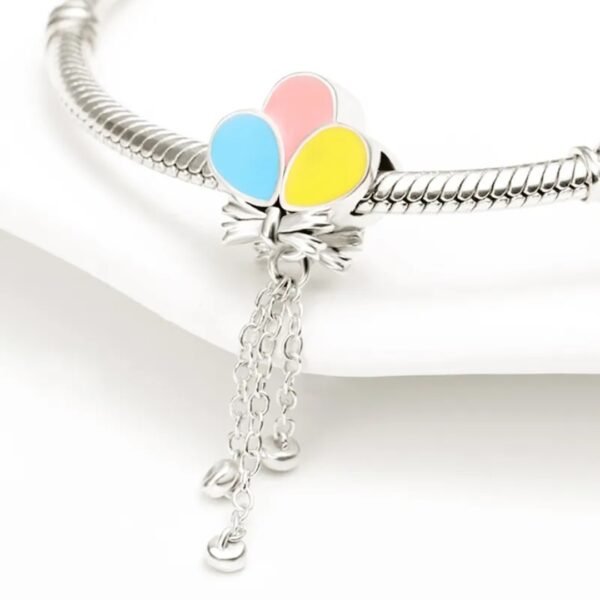 Zawieszka charms do pandory Srebro próby 925 Balony - obrazek 2