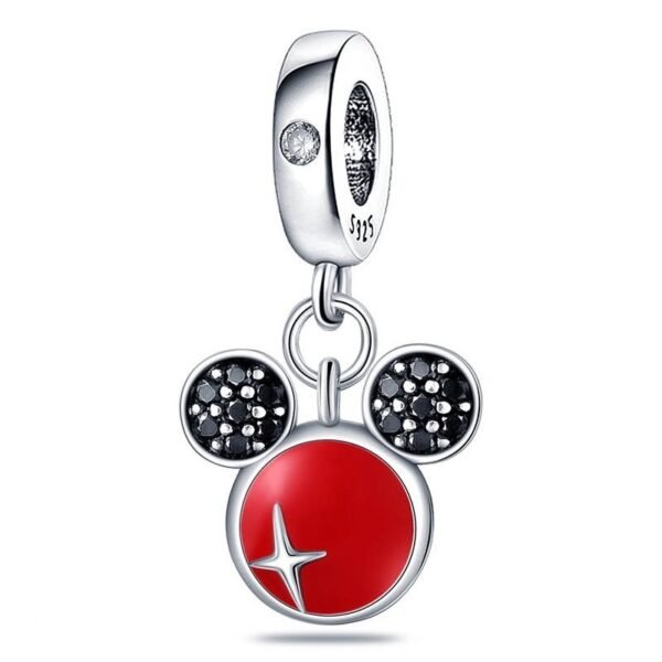 Zawieszka charms do pandory Srebro próby 925 Myszka Mickey