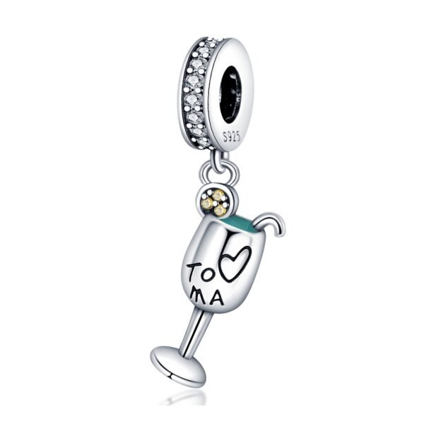 Zawieszka charms do pandory Srebro próby 925 Drink