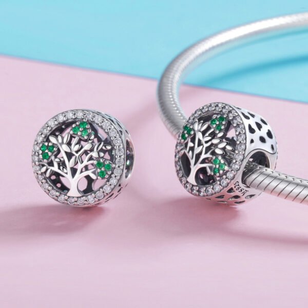 Zawieszka charms do pandory Srebro próby 925 Drzewo Życia - obrazek 2
