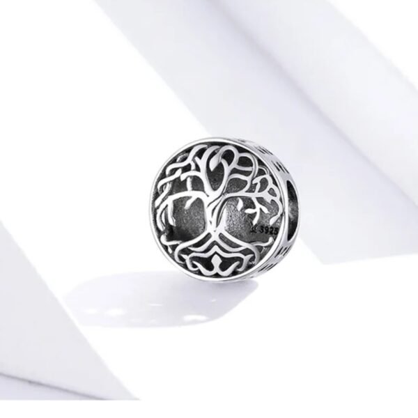 Zawieszka charms do pandory Srebro próby 925 Ażurowe Drzewo Życia - obrazek 2