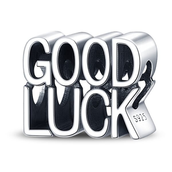 Zawieszka charms do pandory Srebro próby 925 Good Luck