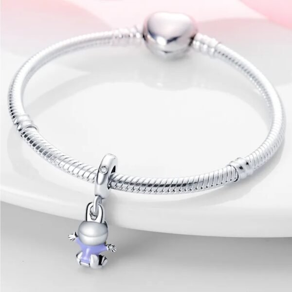 Zawieszka charms do pandory Srebro próby 925 Disney Kaczka Daisy - obrazek 3