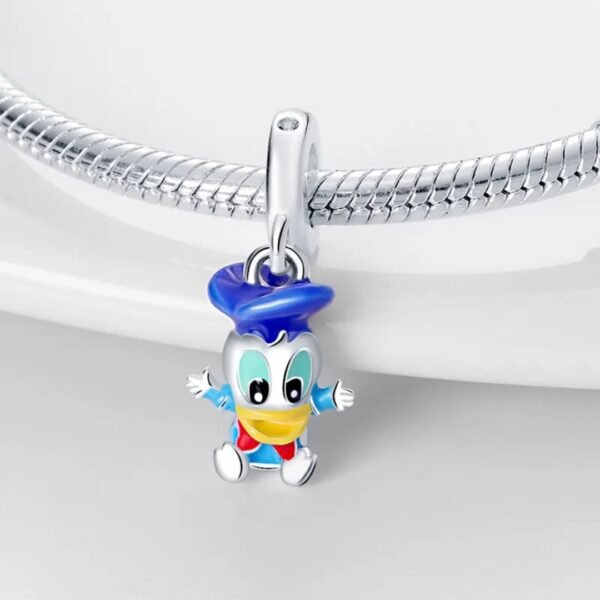 Zawieszka charms do pandory Srebro próby 925 Disney Kaczor Donald - obrazek 2