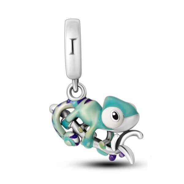 Zawieszka charms do pandory Srebro próby 925 Kameleon zmienijący kolor