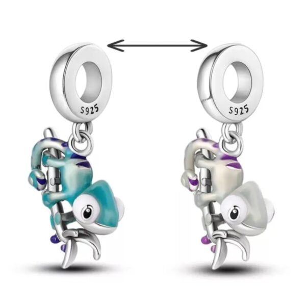 Zawieszka charms do pandory Srebro próby 925 Kameleon zmienijący kolor - obrazek 3