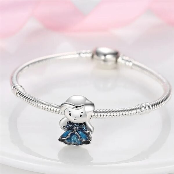 Zawieszka charms do pandory Srebro próby 925 Kopciuszek - obrazek 2