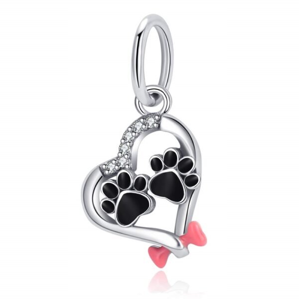 Zawieszka charms do pandory Srebro próby 925 Łapki Pupila