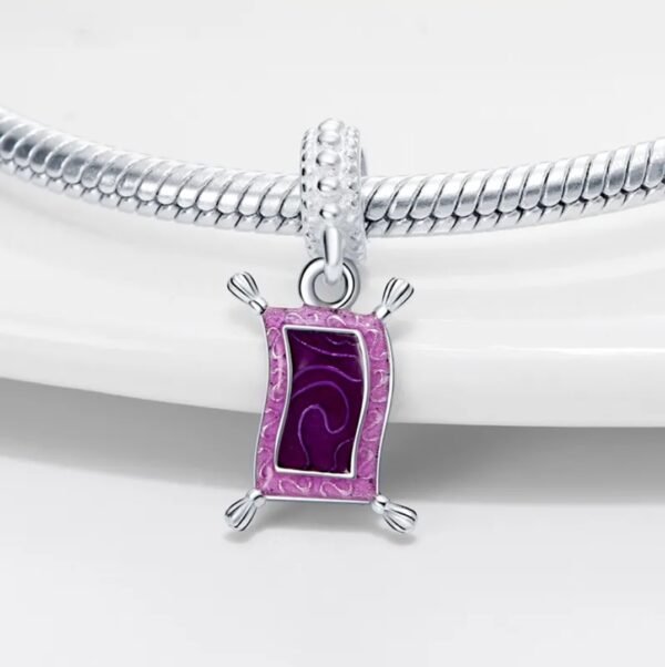 Zawieszka charms do pandory Srebro próby 925 Latający Dywan - obrazek 2