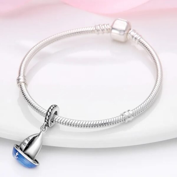 Zawieszka charms do pandory Srebro próby 925 Łódka - obrazek 3