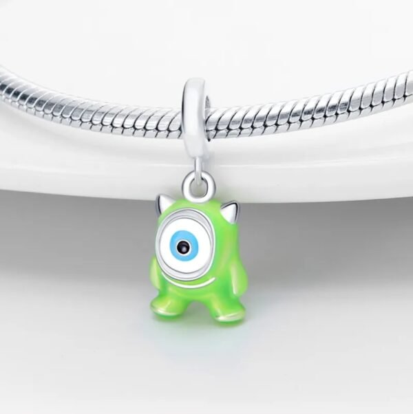 Zawieszka charms do pandory Srebro próby 925 Mike Wazowski - obrazek 2