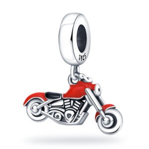 Zawieszka charms do pandory Srebro próby 925 Motocykl Chopper