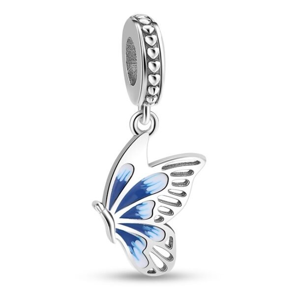 Zawieszka charms do pandory Srebro próby 925 Motylek