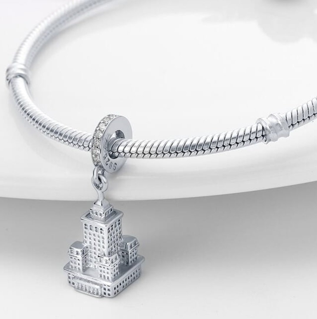 Zawieszka charms do pandory Srebro próby 925 Pałac Kultury i Nauki - obrazek 2