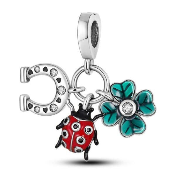 Zawieszka charms do pandory Srebro próby 925 Symbole Szczęścia