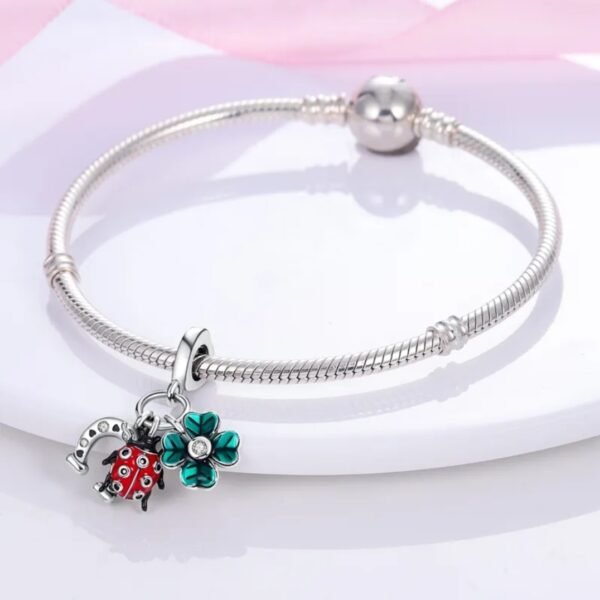 Zawieszka charms do pandory Srebro próby 925 Symbole Szczęścia - obrazek 3
