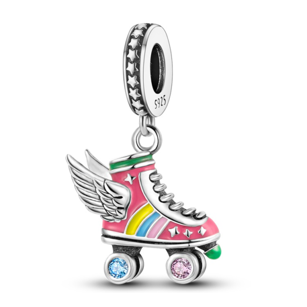 Zawieszka charms do pandory Srebro próby 925 Wrotki