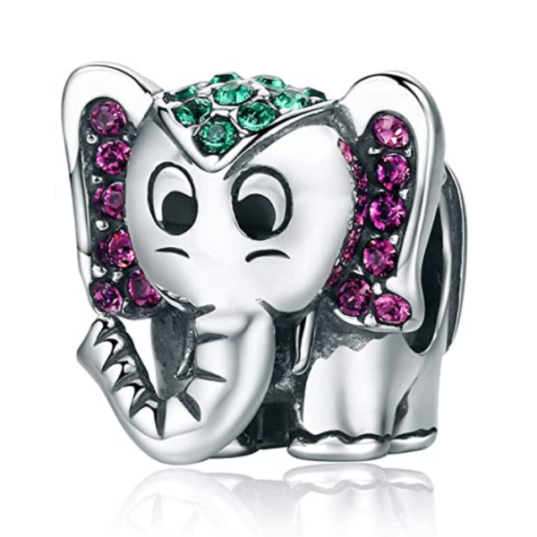 Zawieszka charms do pandory Srebro próby 925 Słonik