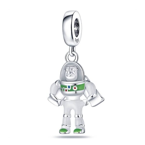 Zawieszka charms do pandory Srebro próby 925 Toy Story Robot Buzz Astral