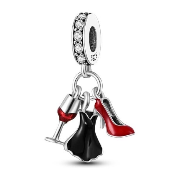 Zawieszka charms do pandory Srebro próby 925 Symbole Kobiecości