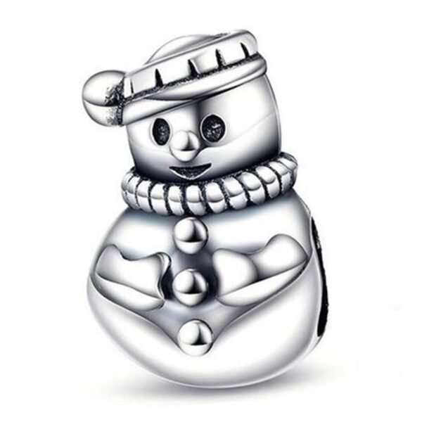 Zawieszka charms do pandory Srebro próby 925 Bałwan