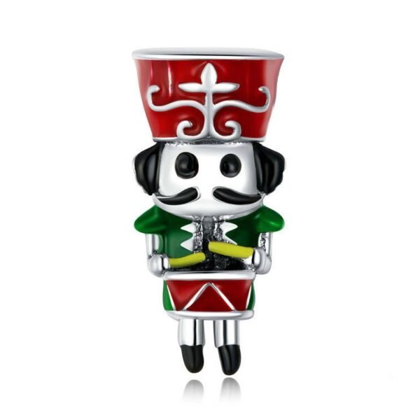 Zawieszka charms do pandory Srebro próby 925 Żołnierz Dobosz