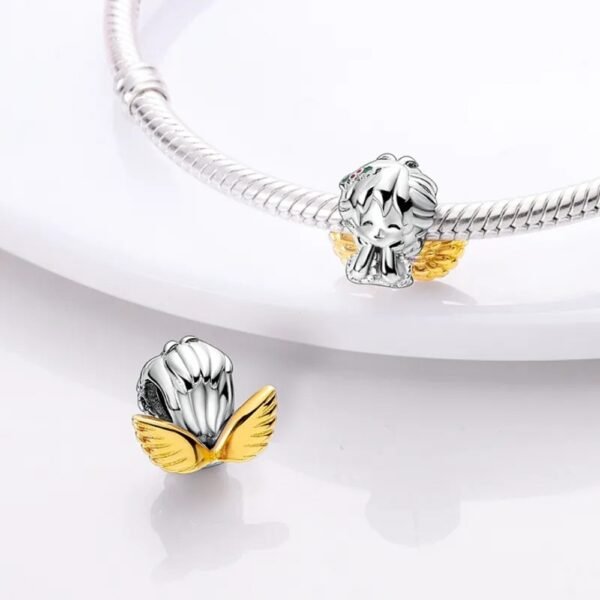 Zawieszka charms do pandory Srebro próby 925 Aniołek - obrazek 2