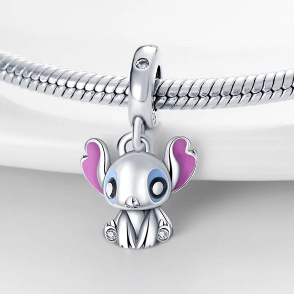 Zawieszka charms do pandory Srebro próby 925 Disney Stich - obrazek 2