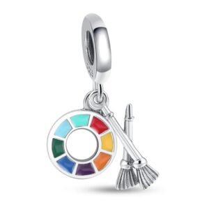 Zawieszka charms do pandory Srebro próby 925 Paleta Farb i Pędzle