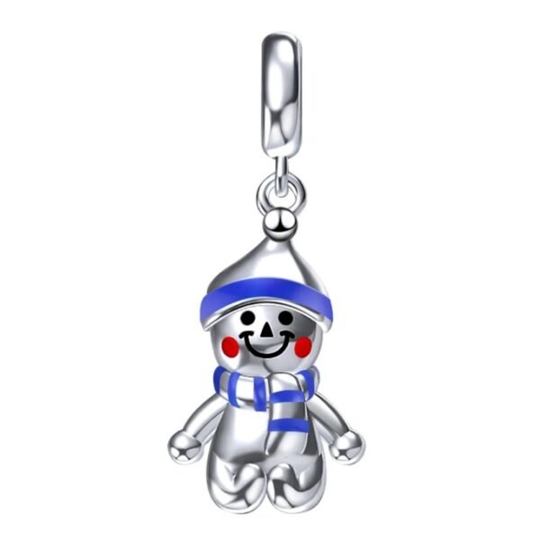 Zawieszka charms do pandory Srebro próby 925 Bałwanek