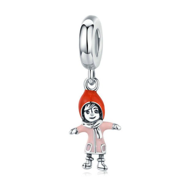 Zawieszka charms do pandory Srebro próby 925 Dziewczynka