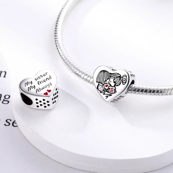 Zawieszka charms do pandory Srebro próby 925 Przyjaciółki - obrazek 2