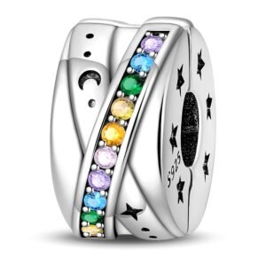 Zawieszka charms do pandory Srebro próby 925 Klips Gwiazdy (Kopia)