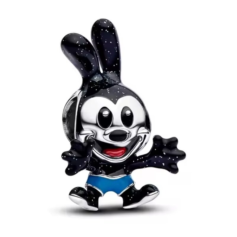 Zawieszka charms do pandory Srebro próby 925 Disney Królik Oswald