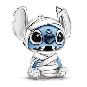 Zawieszka charms do pandory Srebro próby 925 Disney Stitch w Bandażach