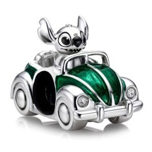 Zawieszka charms do pandory Srebro próby 925 Disney Stitch w Samochodzie