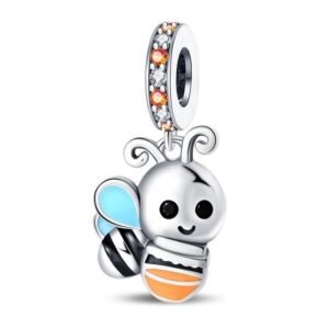 Zawieszka charms do pandory Srebro próby 925 Pszczółka